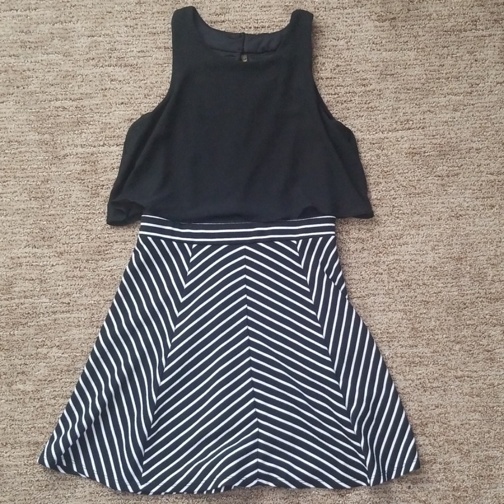 Black Stripped Dress